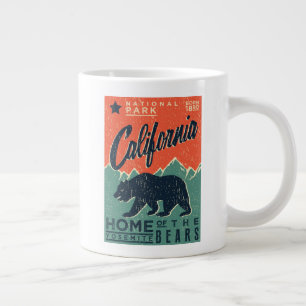 Home of the Yosemite Bears California Large Coffee Mug