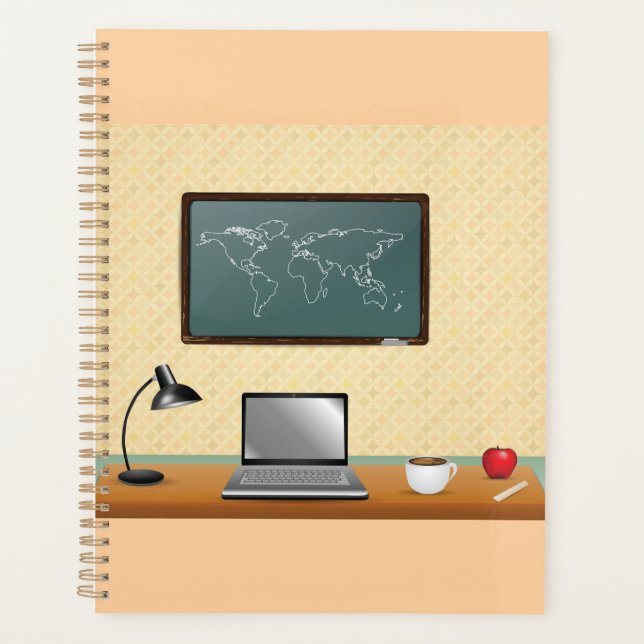 Home Office Desk Laptop Coffee Planner (Front)