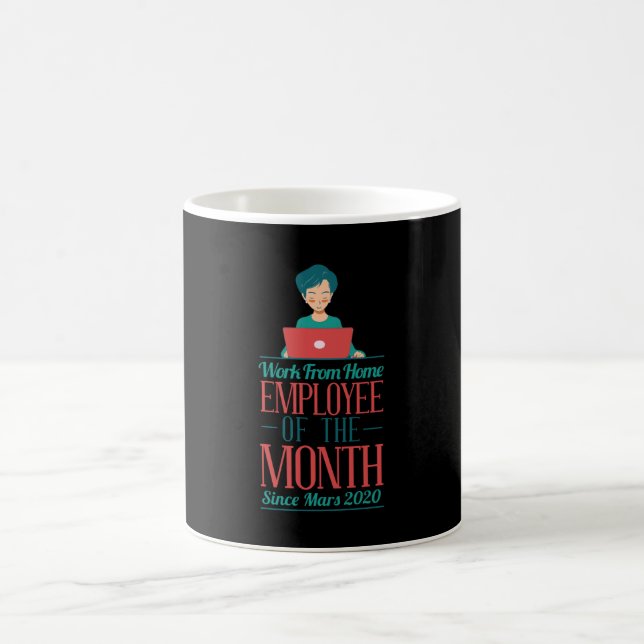 Home Office Employee work from home Coffee Mug (Center)
