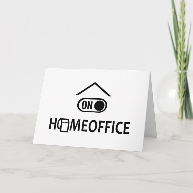 Home office on - Homeoffice on Card (Front)