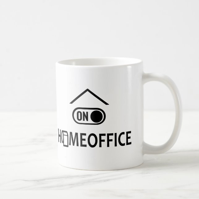 Home office on - Homeoffice on Coffee Mug (Right)