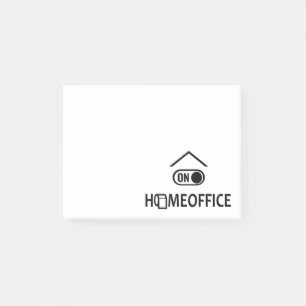 Home office on - Homeoffice on Post-it Notes