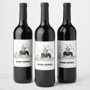Home Office  , Personalized Wine Label