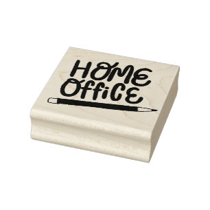 Home Office Rubber Stamp