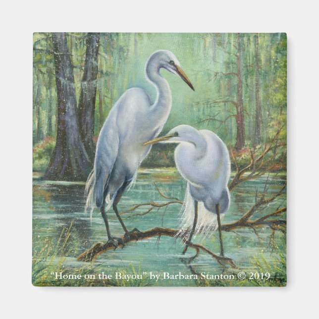 “Home on the Bayou”  Magnet (Front)