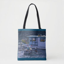 "Home on the Water" Tote Bag