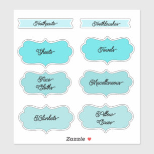 Home Organization Labels