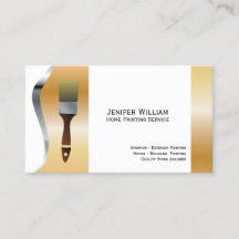 Home Painting Service Gold stripe Brush Painter