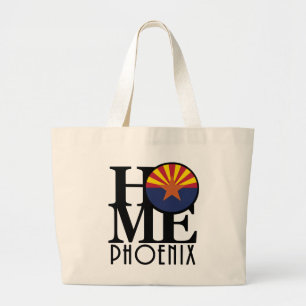HOME Phoenix Arizona Large Tote Bag