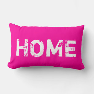 HOME Pink Lumbar Decorative Pillow