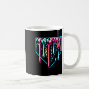 Home Plate Drip - Ice Cream Softll And Sell  Coffee Mug