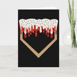 Home Plate Sell Drip Christmas Youth Sports Respec Card