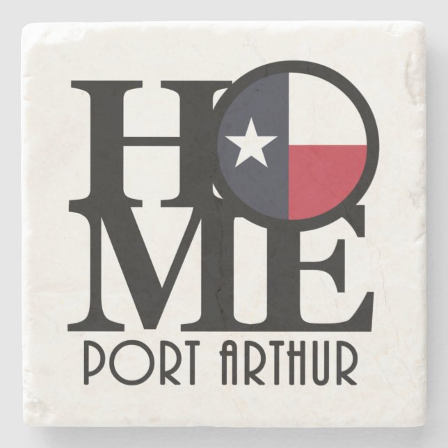 HOME Port Arthur Stone Coaster (Front)