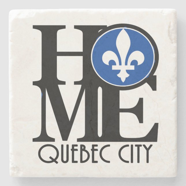 HOME Quebec City Stone Coaster (Front)