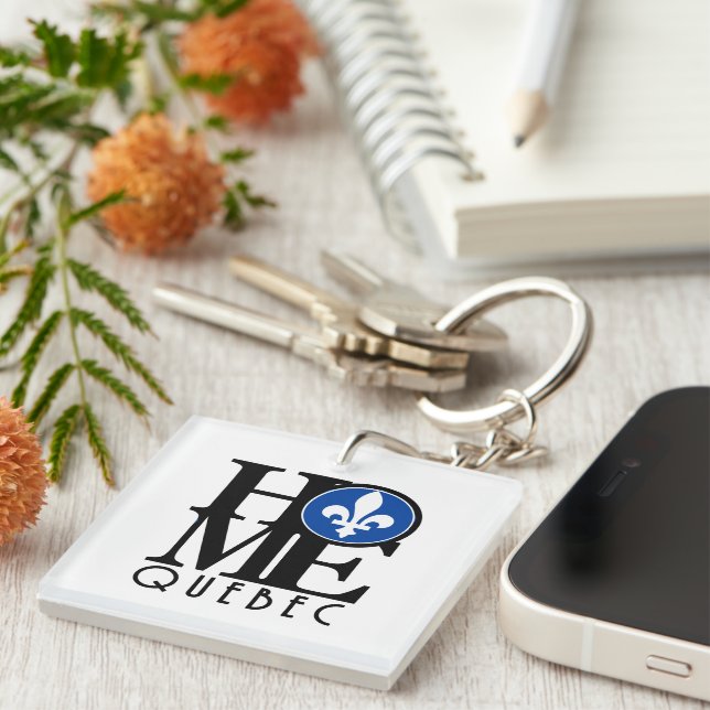 HOME Quebec  Keychain (Front Right)