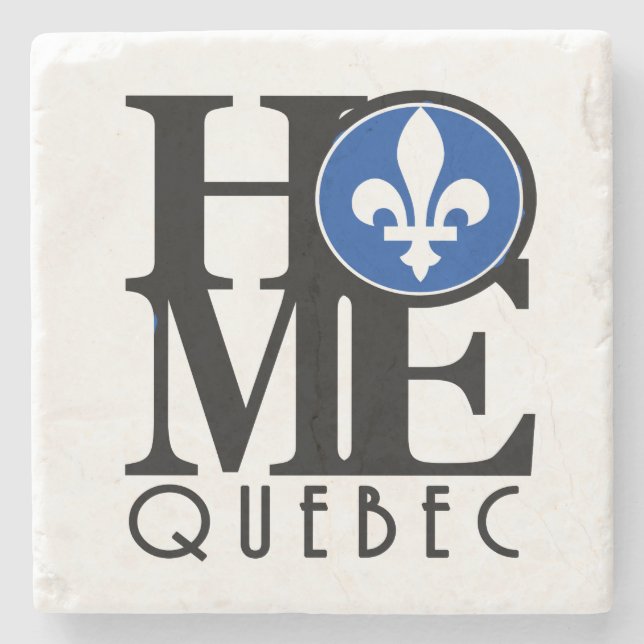 HOME Quebec Stone Coaster (Front)