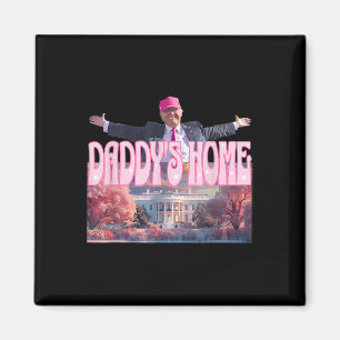 Home Real Donald Pink Preppy Edgy Good Man Trump  Magnet