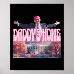 Home Real Donald Pink Preppy Edgy Good Man Trump  Poster