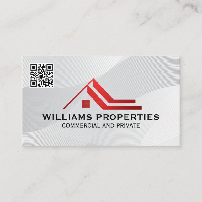Home Real Estate Properties | Rentals Business Card (Front)