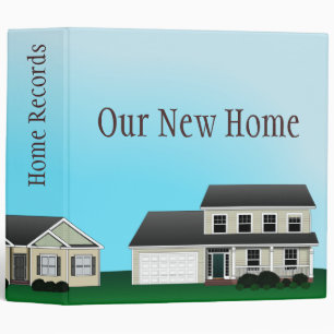 Home Records Customizable Binder