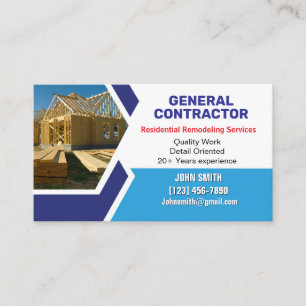 Home Remodeling Business Cards