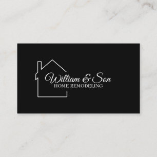 Home Remodeling Construction Business Card