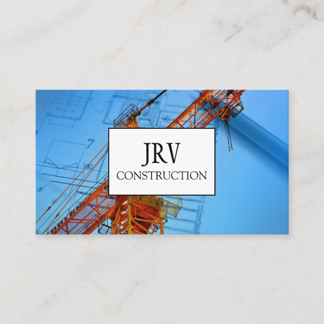 Home Renovation Construction Business Card (Front)