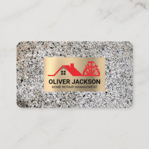 Home Repair   General Contractor   Marble Business Card