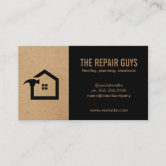 Modern Handyman Business Card Magnets