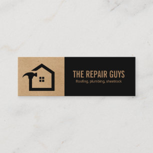 Home Repair   Handyman   Construction Mini Business Card