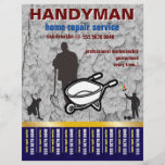 Home Repair Handyman Service Small Business Flyer<br><div class="desc">Home repair flyer to kick off your small business. Great for any person who has extra time. All images are public domain,  but you can change it if you like. #handyman ,  #parttimejob, </div>