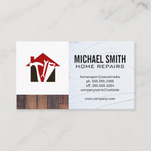 Home Repair   Property Management Business Card