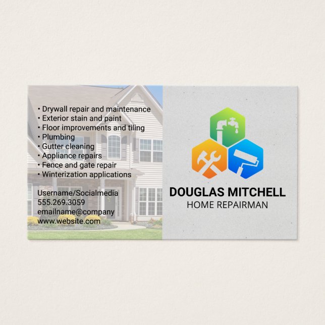 Home Repair Service Icons (Front)