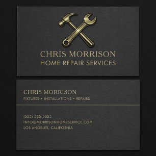 Home Repair Services Professional  Business Card