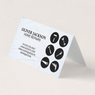 Home Repair   Tools   Handyman Business Card