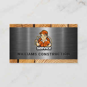 Home Repairman   Construction Business Card