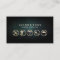 Home Repairs Gold Icons Turquoise Grunge Texture