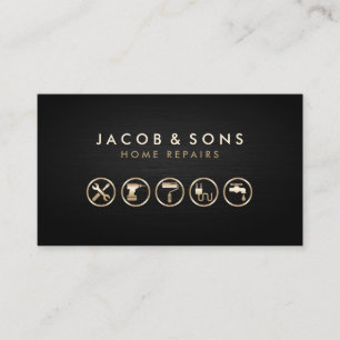 Home Repairs Handyman Business Card