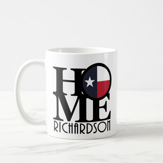 HOME Richardson Texas 11oz Coffee Mug (Left)