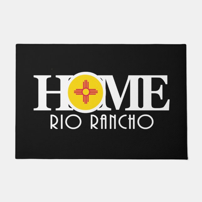 HOME Rio Rancho New Mexico  Doormat (Front)