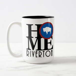 HOME Riverton Wyoming 15oz Two-Tone Coffee Mug