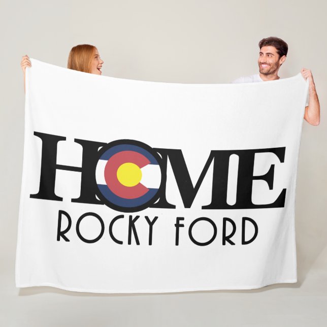 HOME Rocky Ford Colorado Fleece Blanket (In Situ)