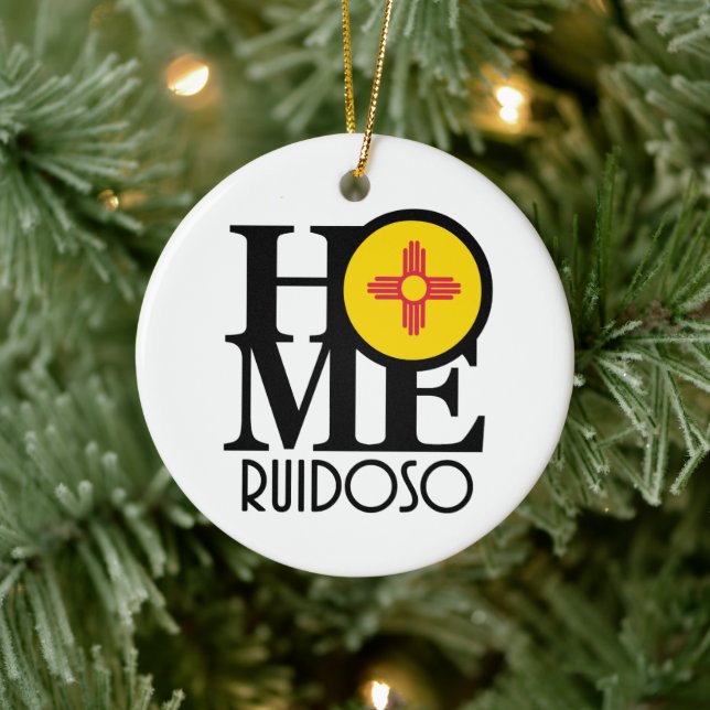 HOME Ruidoso Ceramic Ornament (Tree)