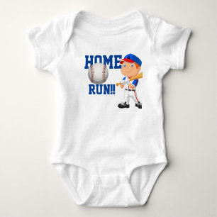 Home Run Baseball  Baby Bodysuit