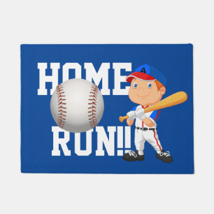 Home Run Baseball Doormat