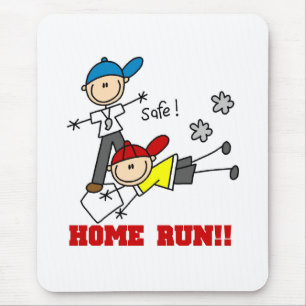 Home Run Baseball Mouse Pad