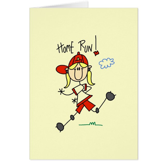 Home Run Girls Softball T-shirts and Gifts (Front)