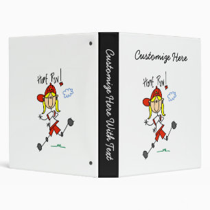 Home Run Girls Softball T-shirts and Gifts Binder