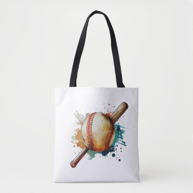 Home Run Hues Tote Bag (Front)