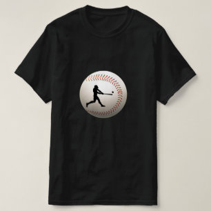 “Home Run Power – Minimalist Baseball Silhouette T T-Shirt